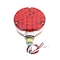 Truck-Lite Signal-Stat, Led, Red/Yellow Round, 24 Diode, Dual Face, 3 Wire, Pedestal Light, 1 Stud,  2750-3 - alternate 6